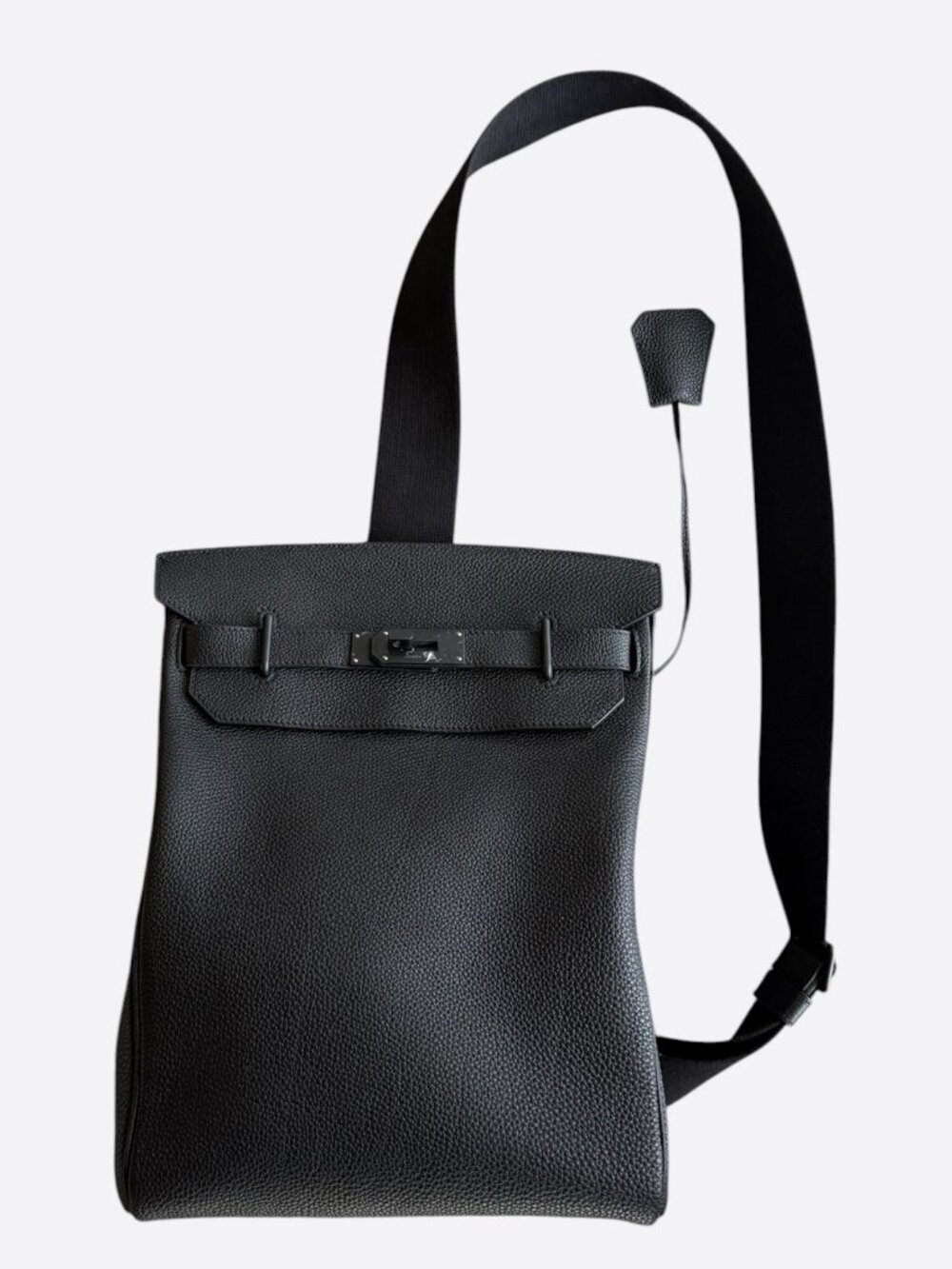 Hermes So Black Togo HAC A Dos GM Backpack